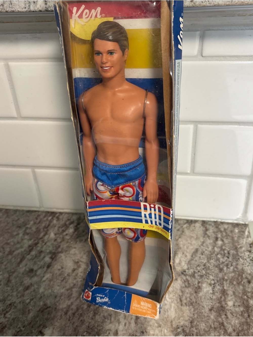 Barbie "Ken" Rio de Janeiro Doll 56884 (Mattel 2002) Vintage New In Box!